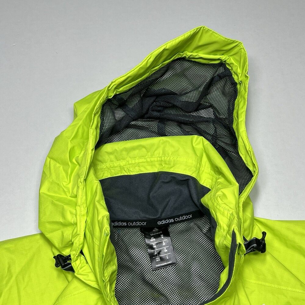Womens  Jacket Size Medium ADIDAS Climaproof Wandertag Lined Hooded Rain Coat - Picture 6 of 10